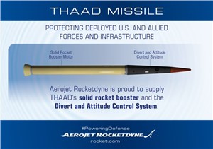 Aerojet Rocketdyne Selected by LM to Power Additional THAAD Interceptors