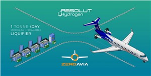 ZeroAvia and Absolut Hydrogen Partner to Develop Liquid Hydrogen Refueling Infrastructure for Aircraft Operations