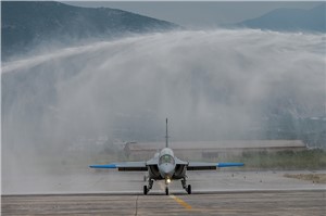 Elbit Marks Milestone With 1st 2 M-346 Aircraft Landing at Hellenic International Flight Training Center in Kalamata