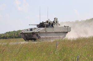 Army Resumes Training on Ajax