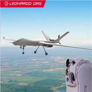 Leonardo DRS Unveils New 8-inch EO/IR Stabilized Gimbal for Group 2 and 3 UAS Platforms