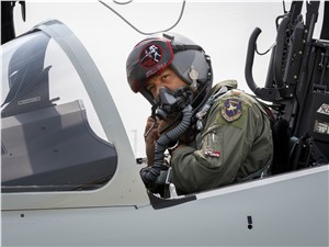 Three Generations of Breaking Barriers: T-7A Red Hawk Soars With USAF Test Pilot