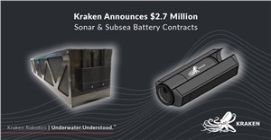 Kraken Announces $2.7 M of Sonar &amp; Subsea Battery Contracts