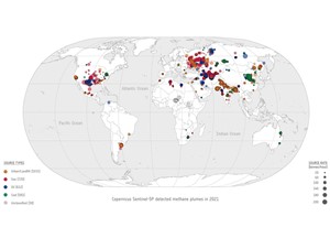 Trio of Sentinel Satellites Map Methane Super-emitters