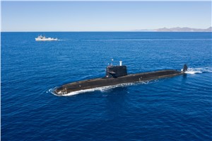 S-81 Submarine &#39;Isaac Peral&#39; Sails at Maximum Operational Height Before its Commissioning to the Spanish Navy