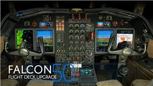 Mid-Canada Mod Center Awarded STC for Falcon 50 InSight Upgrade with Universal Avionics