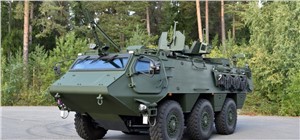1st Batch of New Patria&#39;s Six-wheeled Vehicles Handed Over to the Swedish Armed Forces