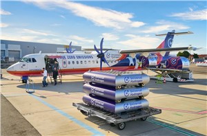 Universal Hydrogen Showcases Airside Fueling Logistics for ATR-72 and H2AmpCart at Toulouse Blagnac Airport F50 Operational Gate