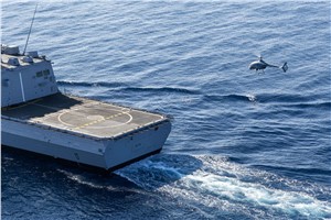Naval UAS Tested at Sea from a French Navy Frigat
