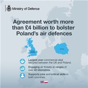GBP4Bn UK-Poland Air Defence Deal Strengthens European Security