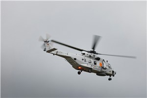 German Navy NH90 Sea Tiger Performs Maiden Flight