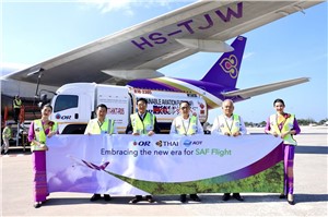 Neste Enables 1st Thai Airways Flight Using SAF in Cooperation With PTT and Petco Trading
