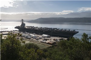 World&#39;s Largest Aircraft Carrier Arrives in Souda Bay