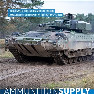 Rheinmetall Wins Major Order for 30mm Puma Ammunition