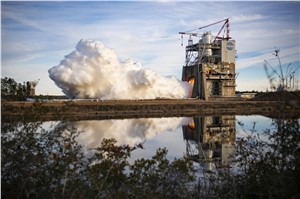 NASA Continues Artemis Moon Rocket Engine Tests with 1st Hot Fire of 2024