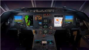 Universal Avionics InSight Flight Display System certified on Falcon 2000/EX