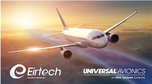 Universal Avionics Data Link Selected for A320 Upgrade by Eirtech Aviation Services