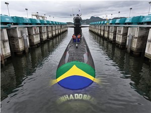 Launching of the Tonelero, the 3rd Brazilian Scorpene Submarine Entirely Made in Brazil