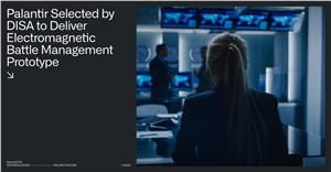 Palantir to Deliver EMBM-J DS Prototype to the DISA