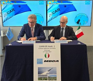 MBDA Signs Enhancements for Italian Air Defence Systems Based on Camm-Er With Occar