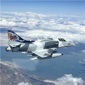 Top Aces Conducts 1st &#39;Adversary Air&#39; Training Mission With Upgraded A-4 Skyhawks in Canada