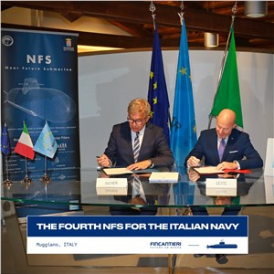 The 4th NFS Submarine for the Italian Navy Assigned to Fincantieri for EUR500M