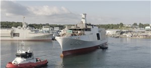 Launching of the Tournai, 3rd Mine Countermeasure Vessel of the Belgian-Dutch rMCM Programme