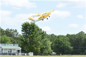 Electra&#39;s Hybrid eSTOL Aircraft Aces 1st Grass Field Test Flights