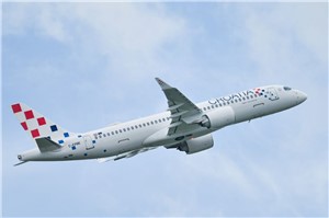 Croatia Airlines Takes Delivery of its st A220 in New Livery