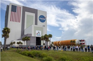 Artemis II Core Stage Arrives at Kennedy
