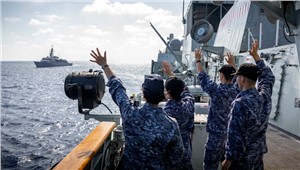 NATO Naval Forces Conduct Exercise With Japanese Maritime Self-defense Force and Allies