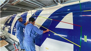 ANA Introduces Their 1st AeroSHARK Aircraft, Pioneering Fuel-Saving Innovation by Lufthansa Technik and BASF