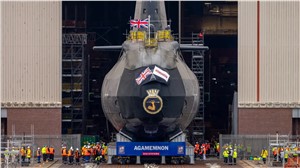 6th Astute Class Submarine Agamemnon is Launched