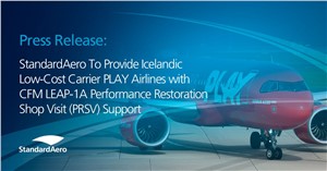 Standardaero to Provide Icelandic Low-cost Carrier Play Airlines With CFM LEAP-1A PRSV  Support