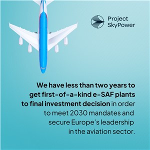 Accelerated Action Needed to Remove Barriers to e-SAF Growth Say Aviation Leaders