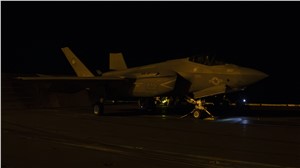 US Marine Squadron Conduct 1st Combat Strikes Using F-35C Platform