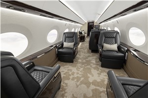 1st Outfitted Gulfstream G800 Takes Flight