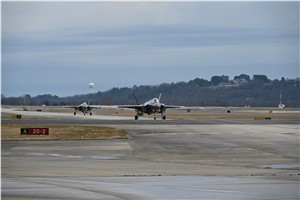 New Era Begins with Arrival of Poland&#39;s F-35s at Ebbing ANGB
