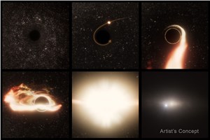 NASA&#39;s Hubble Pinpoints Roaming Massive Black Hole