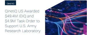 QinetiQ US Awarded $49.4M IDIQ and $4.9M Task Order to Support US ARL with Sensor Data Collection and Management