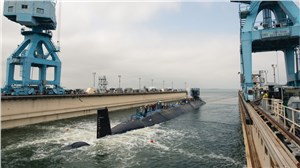 HII Launches Virginia-class Submarine Arkansas (SSN 800) at Newport News Shipbuilding