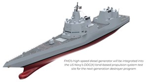 FMD Awarded Contract for FM 175D Engine to Support US Navy&#39;s DDG(X) Program