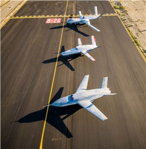 XQ-67A Demos Autonomy and Datalink Interoperability During High Desert Flight Test