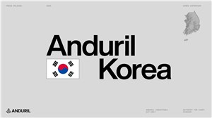 Anduril Expands to Republic of Korea