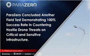 ParaZero Concluded Another Field Test Demonstrating 100% Success Rate in Countering Hostile Drone Threats on Critical and Sensitive Infrastructure