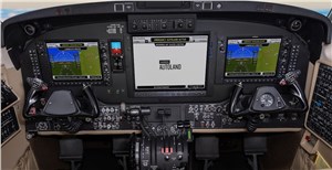 Garmin Autoland and Autothrottle Now Certified for Retrofit Installations in Select Beechcraft King Air 350 Aircraft