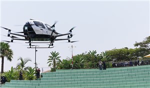 EHang Achieves First Pilotless Human-Carrying eVTOL Flight in Africa at the 9th Aviation Africa Summit