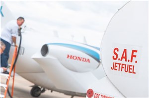 Honda Aircraft Company Becomes 1st Twin-Turbine Very Light Business Jet Manufacturer to Fly HondaJet on 100% SAF