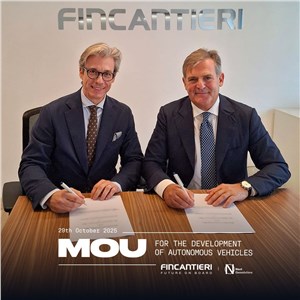 Fincantieri Group: IDS and Next Geosolutions Sign a MoU for the Development of Autonomous Vehicles