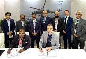 HAL and Hensoldt Sign Landmark Agreement at Dubai Airshow 2025 for Advanced Helicopter OAS